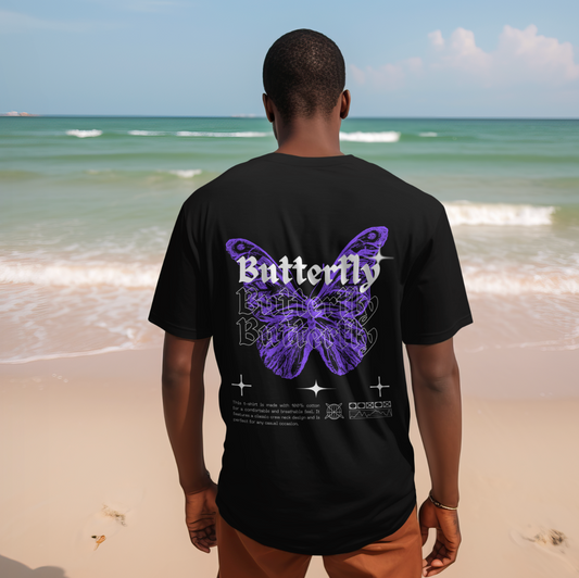 Butterfly Graphic Oversized Tshirt